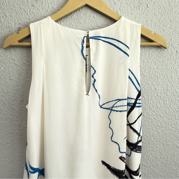 Jigsaw x Marcus James Butterfly Series Size 4 Silk Midi Dress - Picture 3 of 7